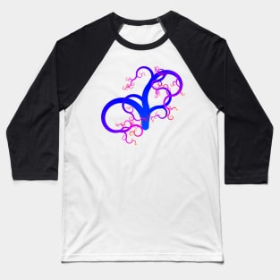 Psychedelic Filigree Baseball T-Shirt